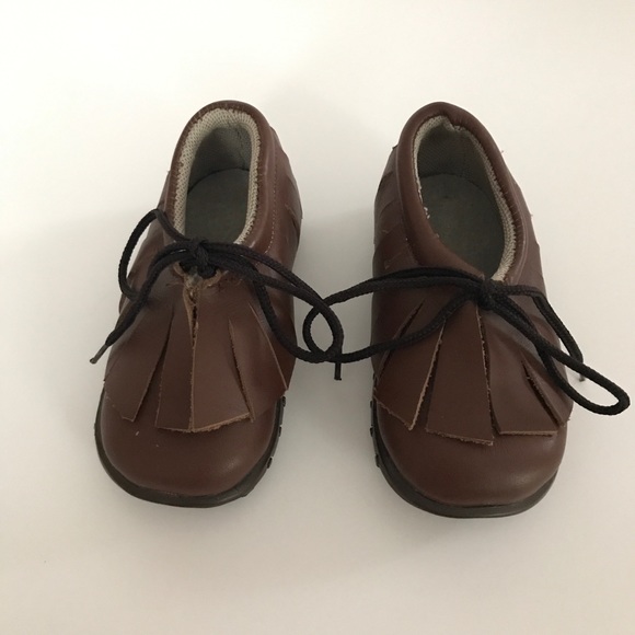 Brown fringe toddler moccasins - Picture 5 of 5